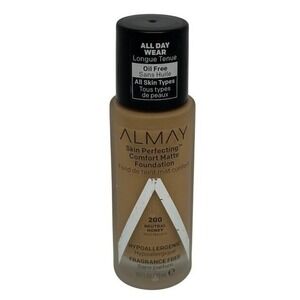 NEW ALMAY Skin Perfecting Comfort Matte Foundation 200 Neutral Hypoallergenic
